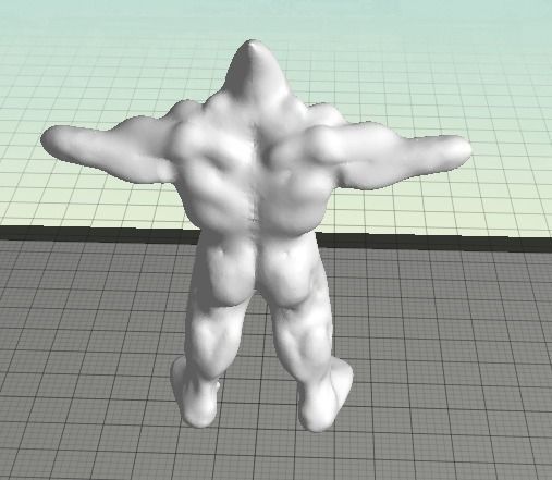 Body Builder Patrick Star Free 3D print model_6