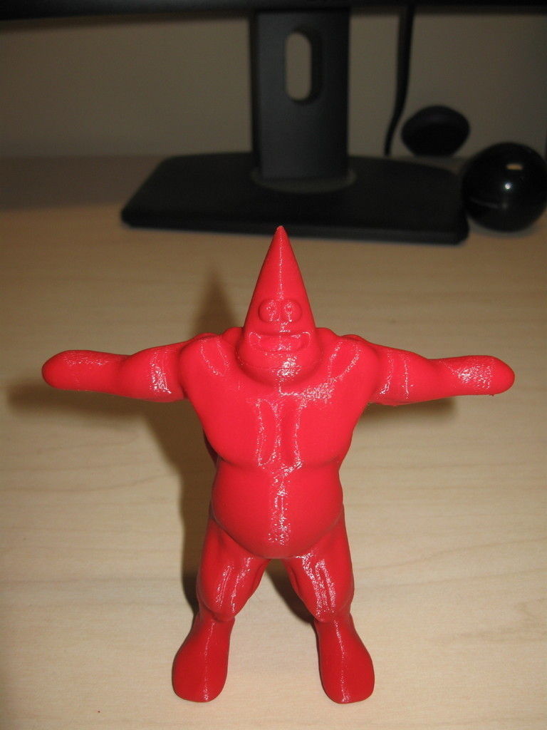 Body Builder Patrick Star Free 3D print model_8