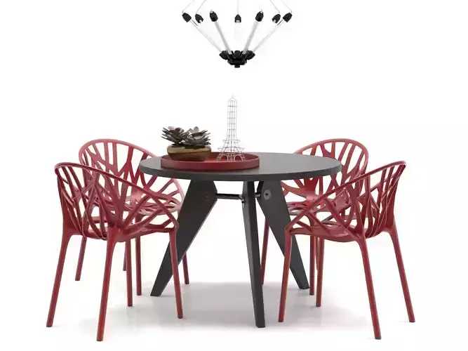 Dining Set 31 3D model