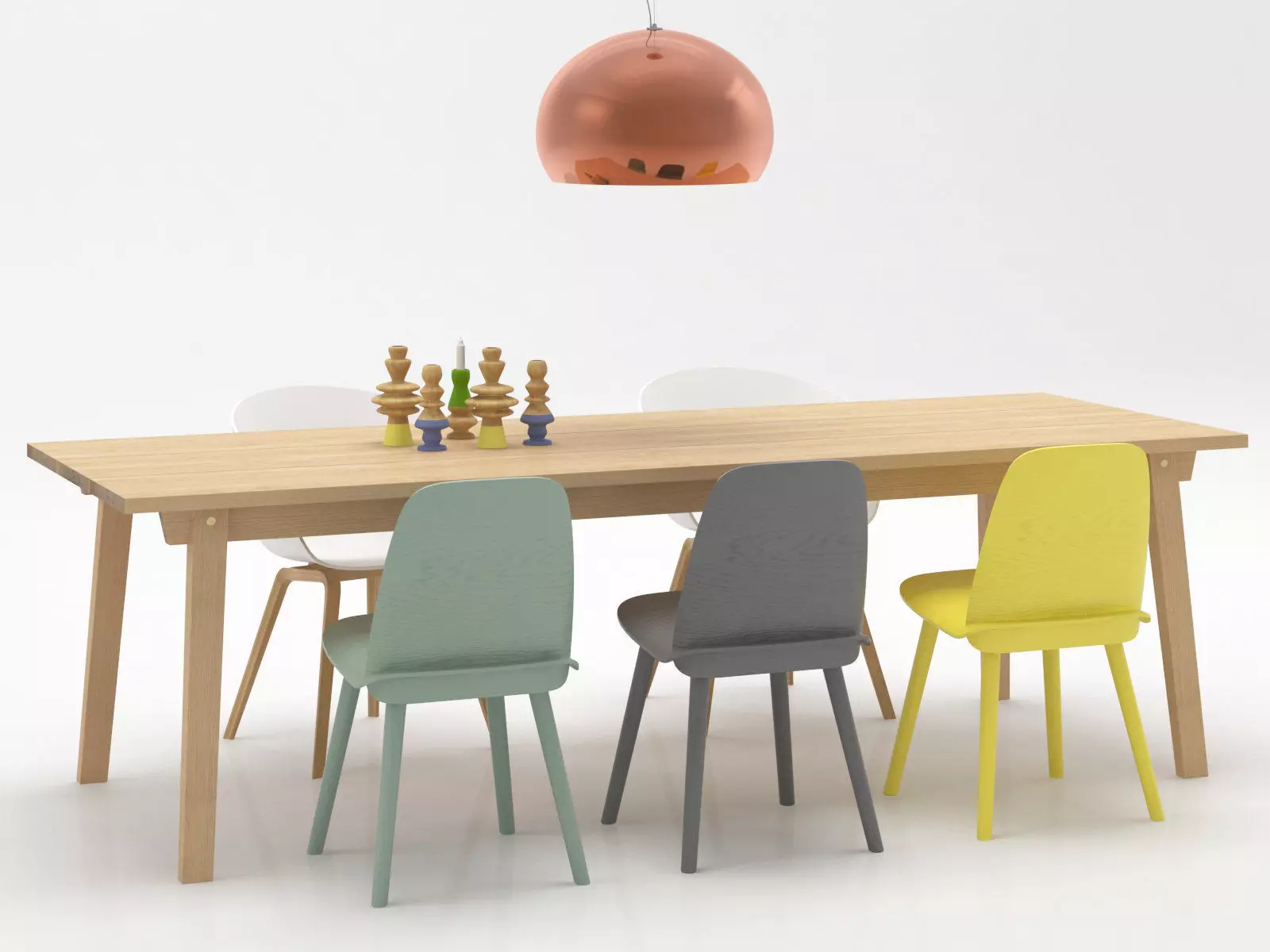 Dining Set 152 3D model