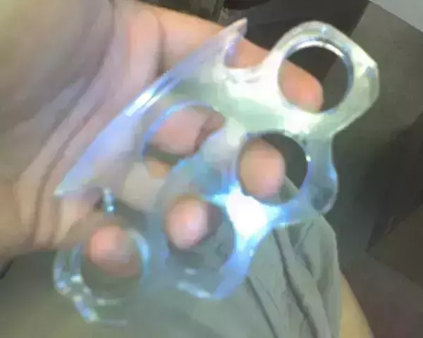 Acrylic knuckles paperweight 77939 Free 3D print model