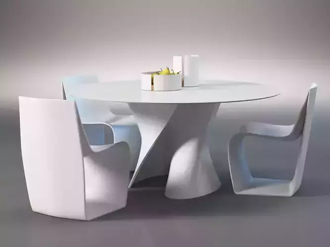 Outdoor Set 7 dining table and chairs