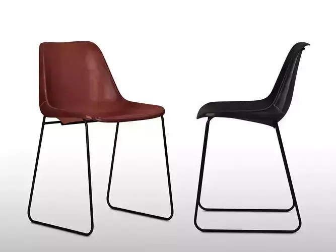 Dining Set 5 leather chair -