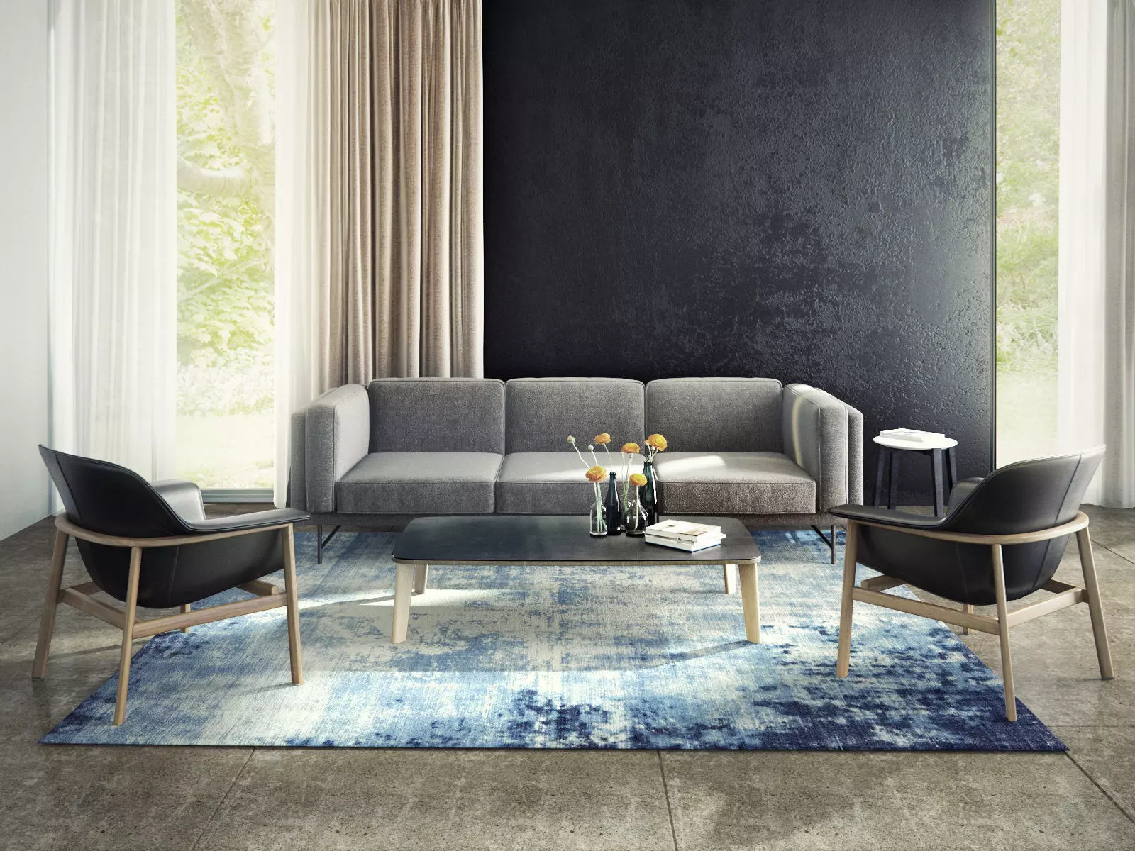 Living Set 27 3D model_0