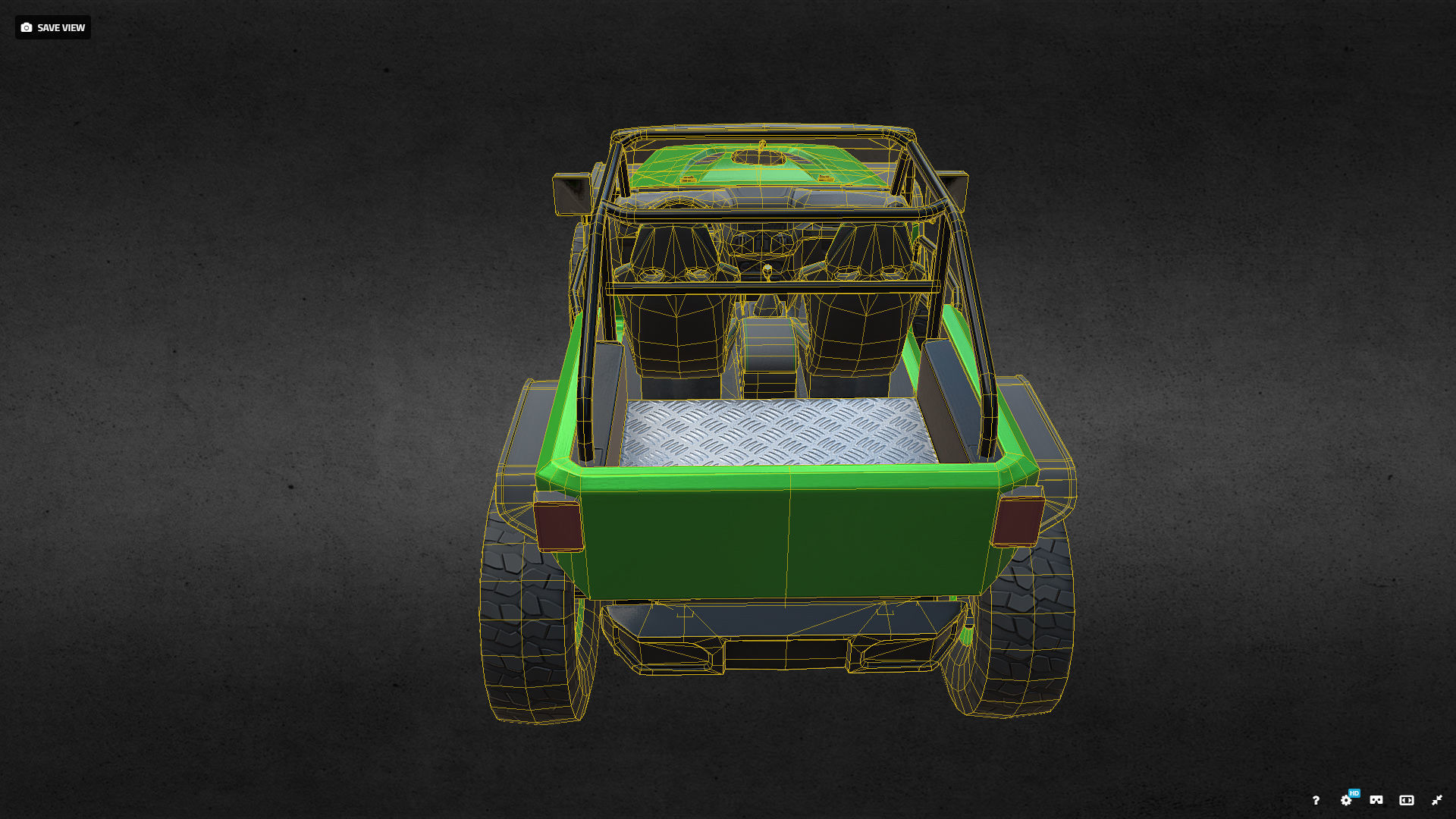 JEEP TRAILCAT Low-poly 3D model_8