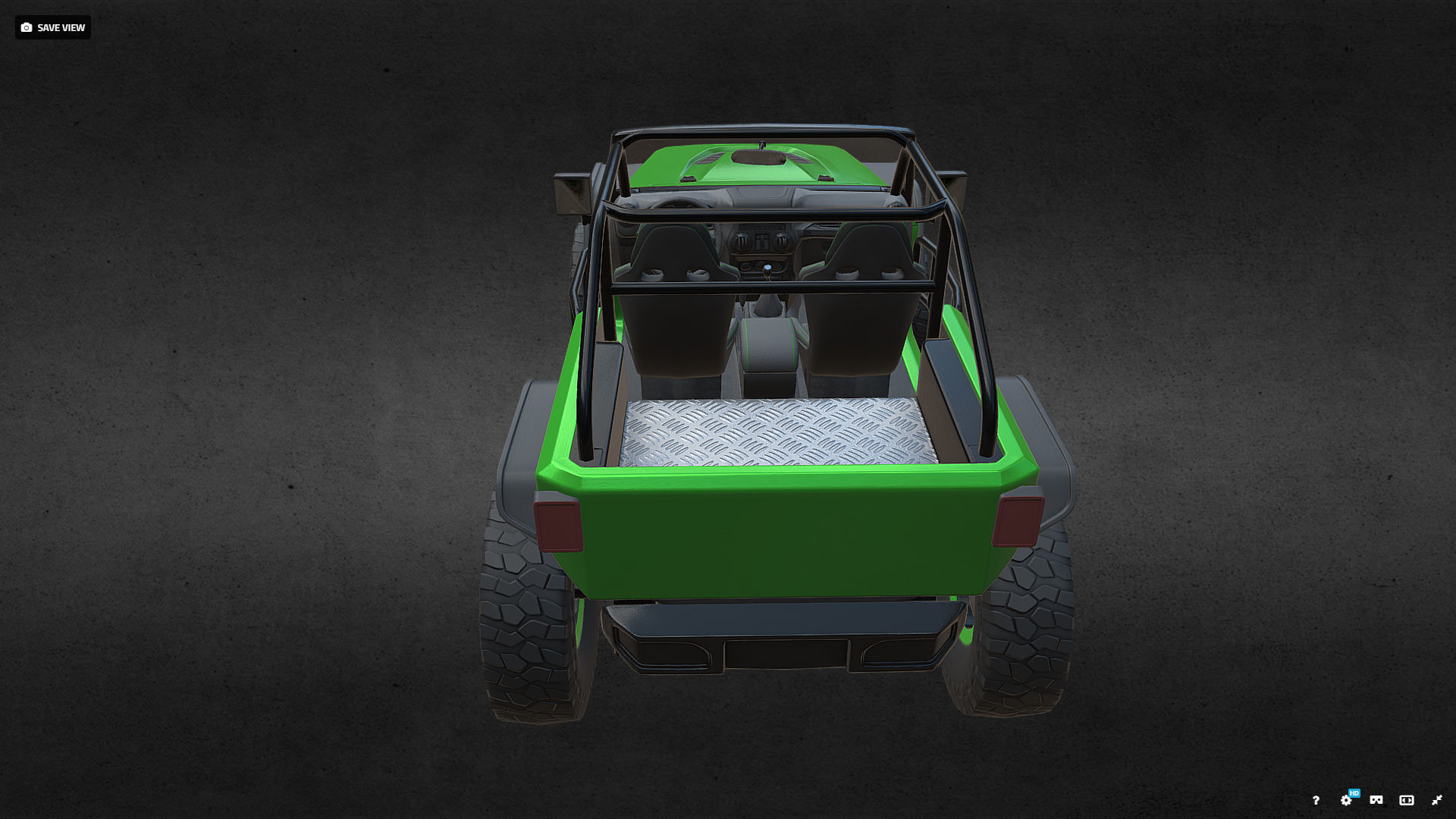 JEEP TRAILCAT Low-poly 3D model_5
