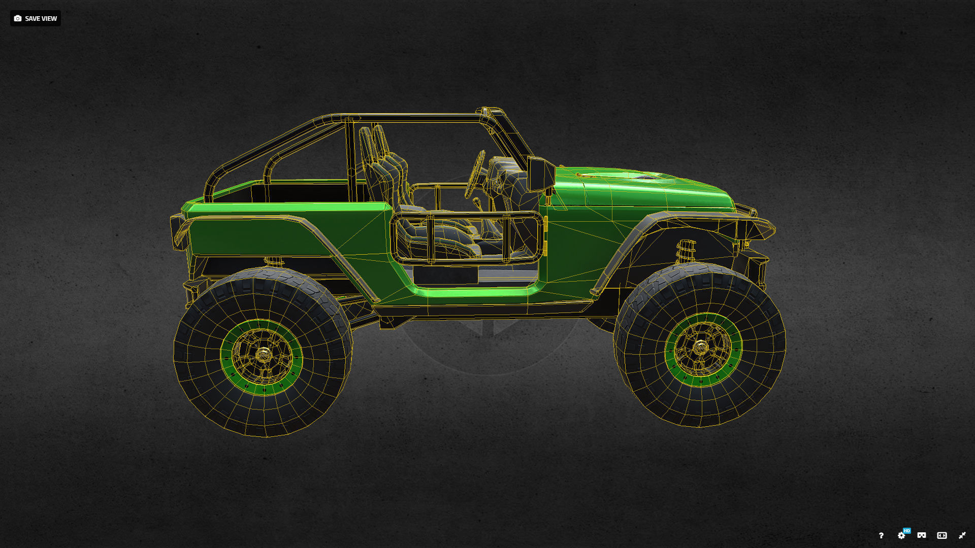 JEEP TRAILCAT Low-poly 3D model_10