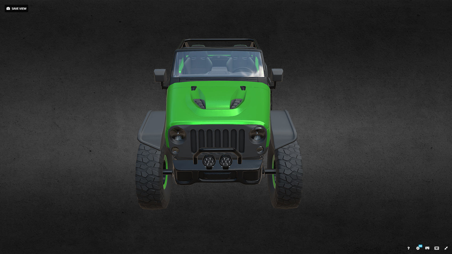 JEEP TRAILCAT Low-poly 3D model_1