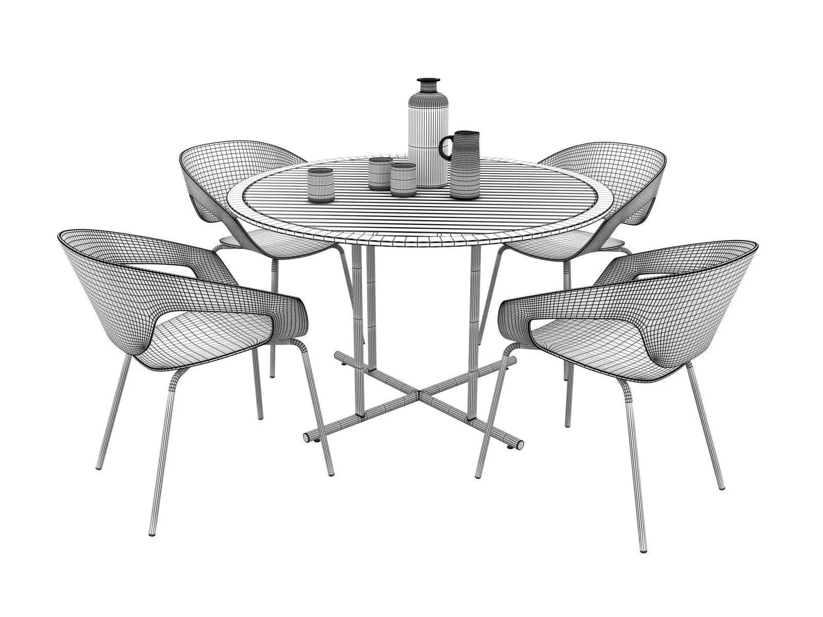 Outdoor Set 33 3D model_1