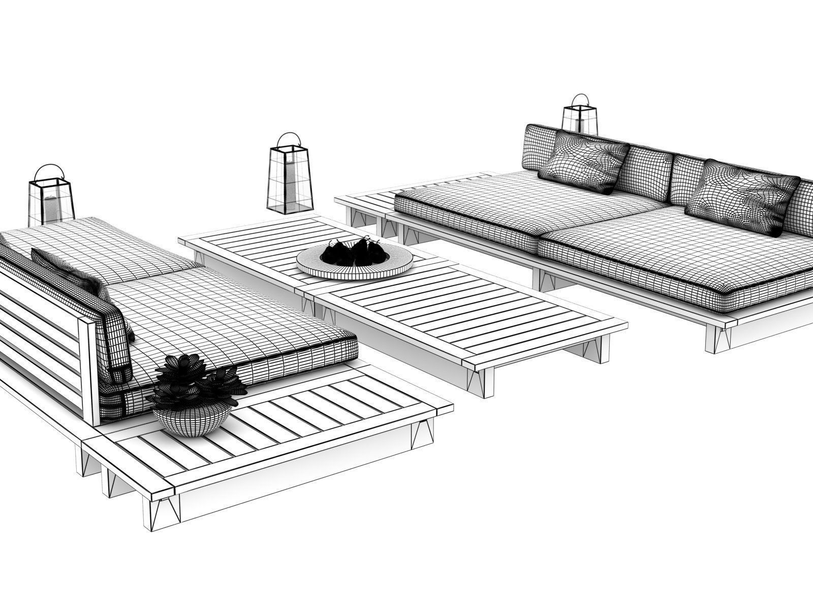 Outdoor Set 36 3D model_1