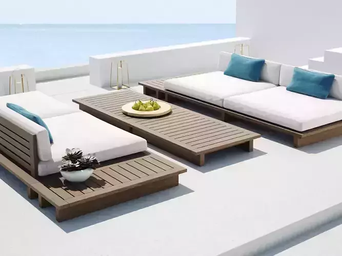 Outdoor Set 36 3D model