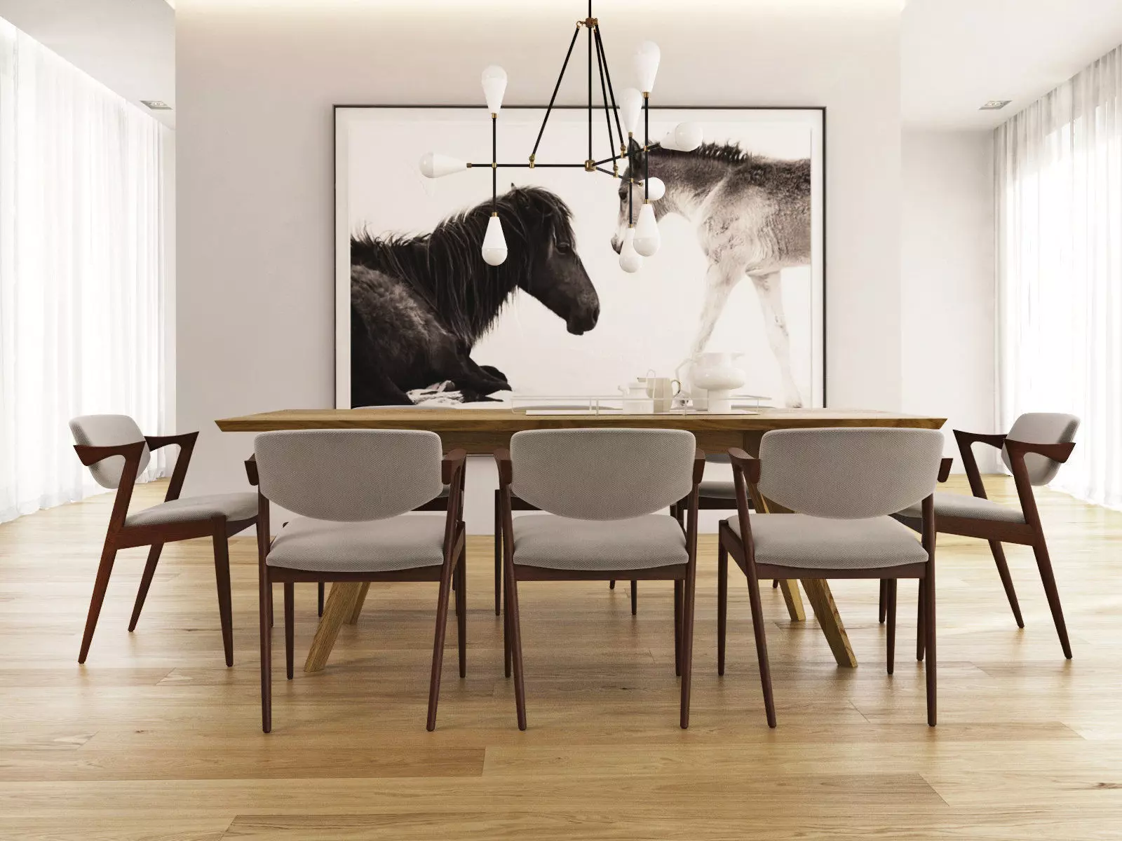 Dining Set 35 3D model_0