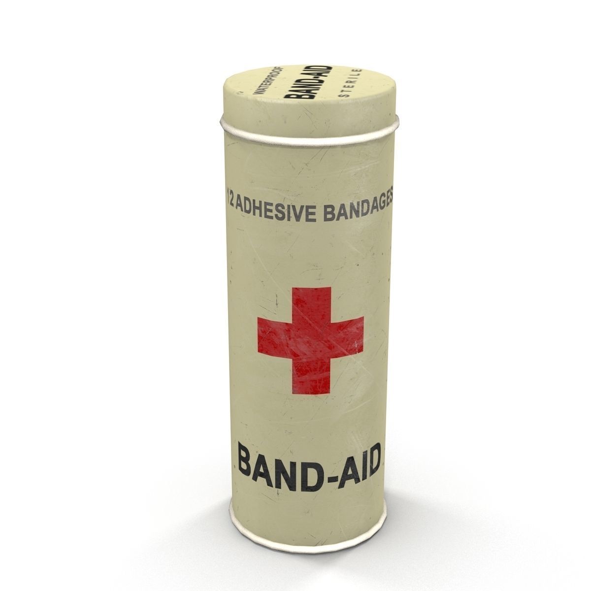First aids kit 3 Low-poly 3D model_2
