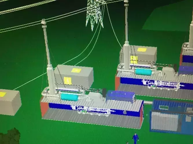 Methane filtering container - energy converter