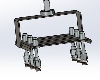 A suction device containing x-axis tool  and cyliner 3D model_8