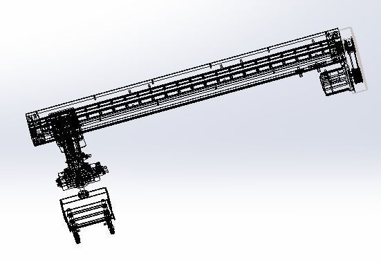 A suction device containing x-axis tool  and cyliner 3D model_7