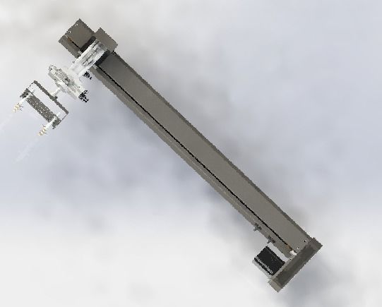 A suction device containing x-axis tool  and cyliner 3D model_2