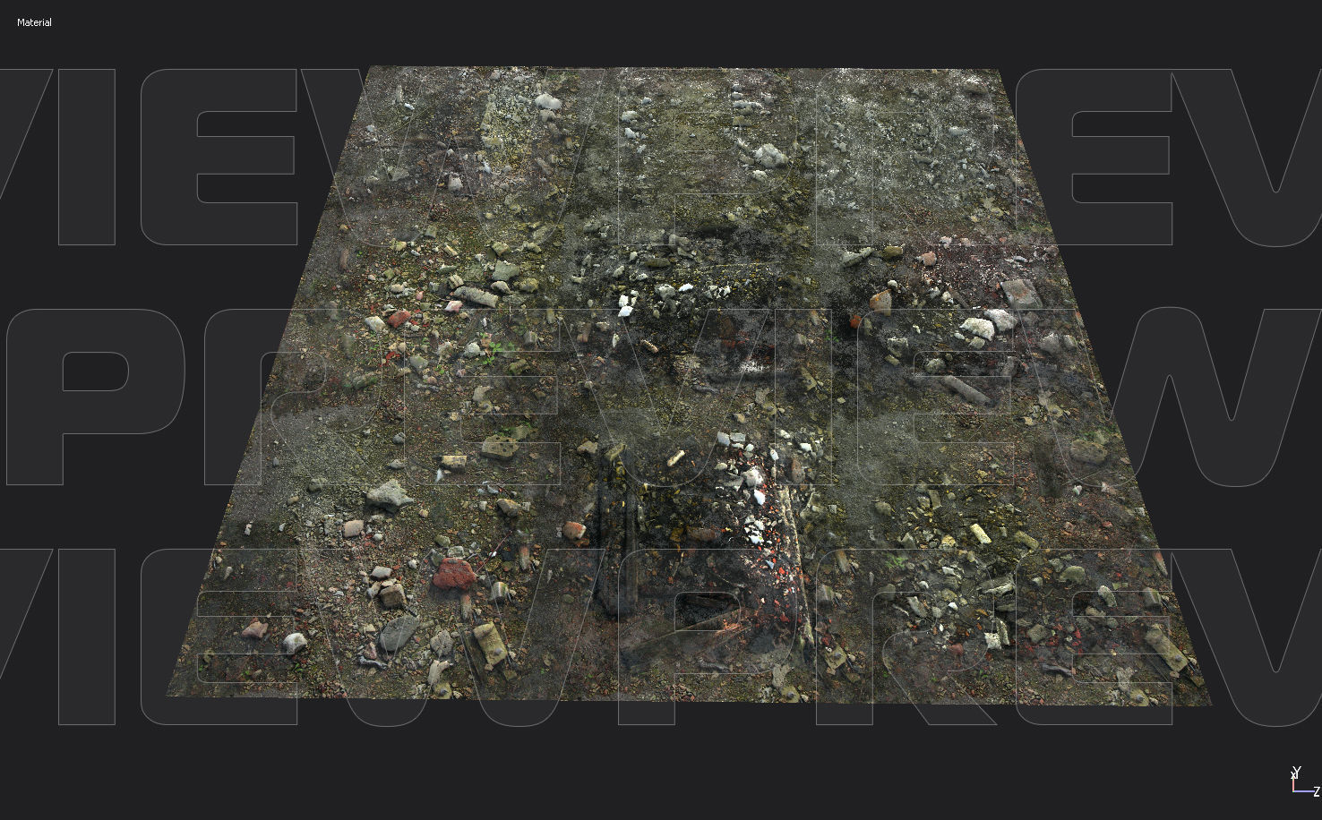 Abandoned Groundplane PBR Tiled Texture_2