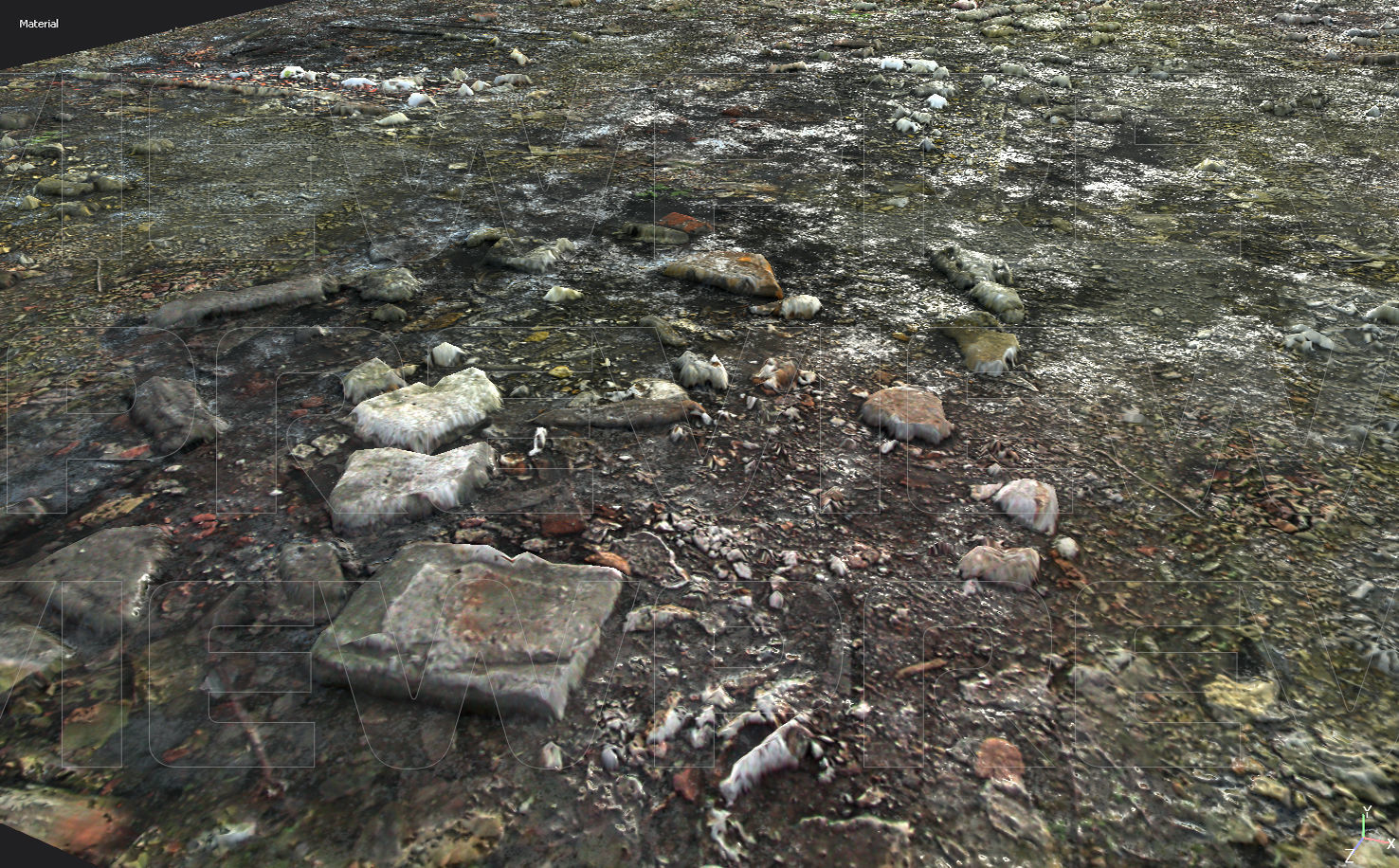 Abandoned Groundplane PBR Tiled Texture_3