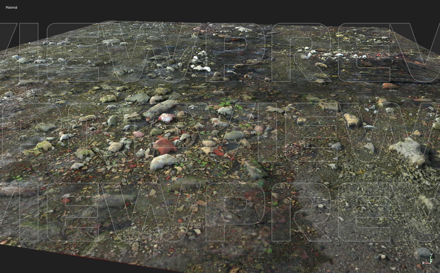 Abandoned Groundplane PBR Tiled Texture_1