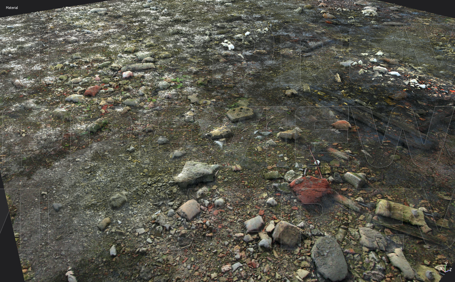 Abandoned Groundplane PBR Tiled Texture_6