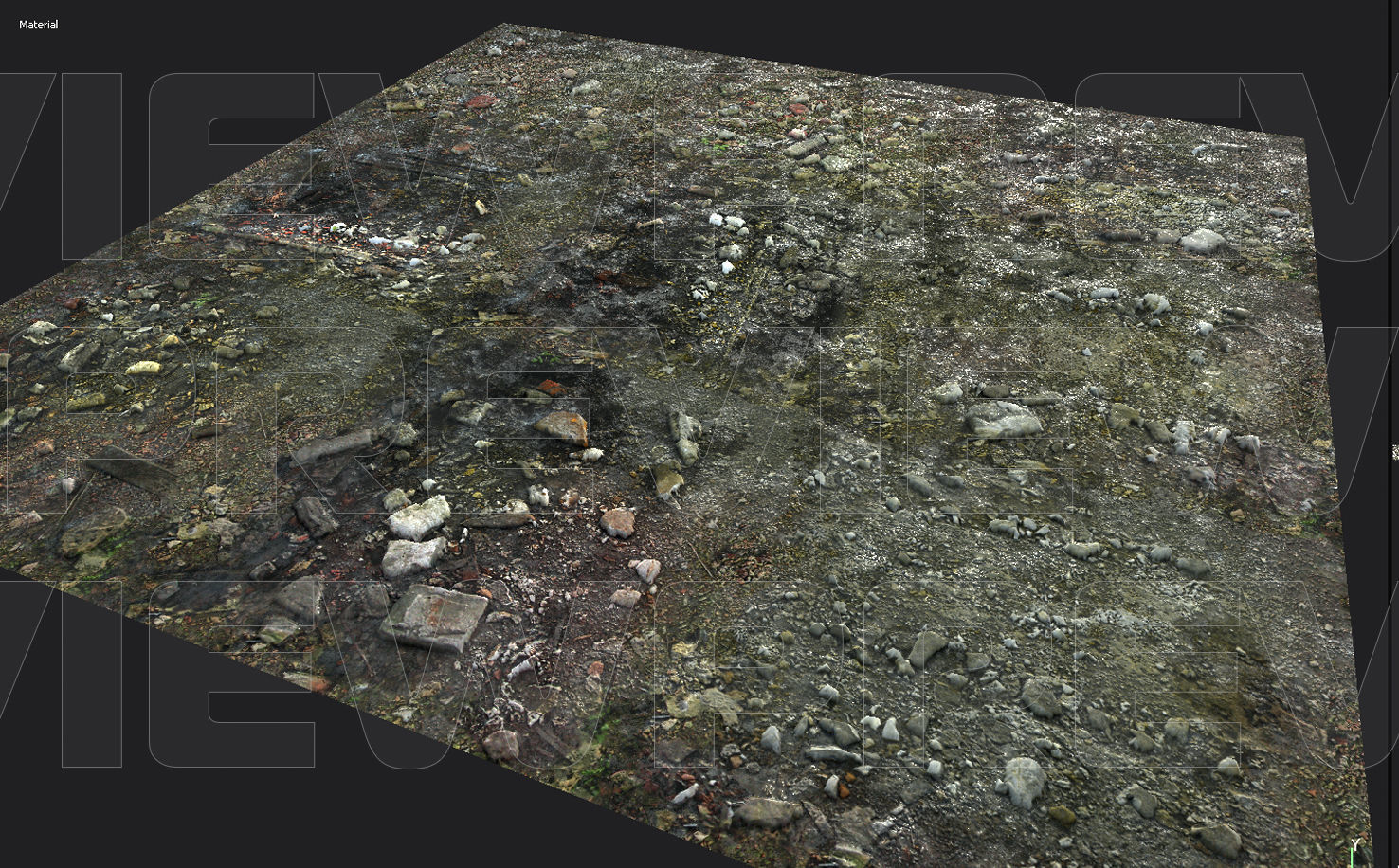 Abandoned Groundplane PBR Tiled Texture_7
