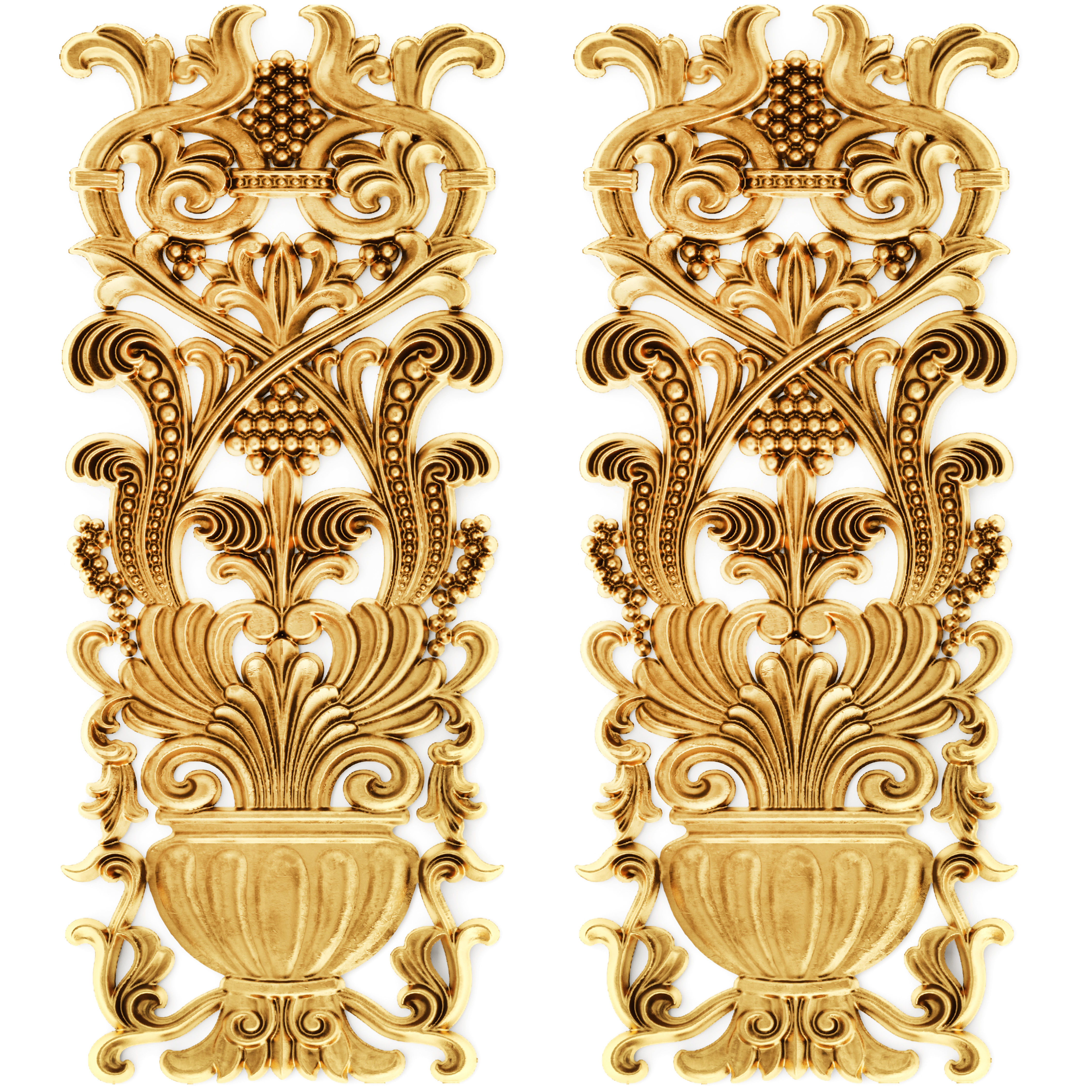 Cartouches SET 36 3D model_5