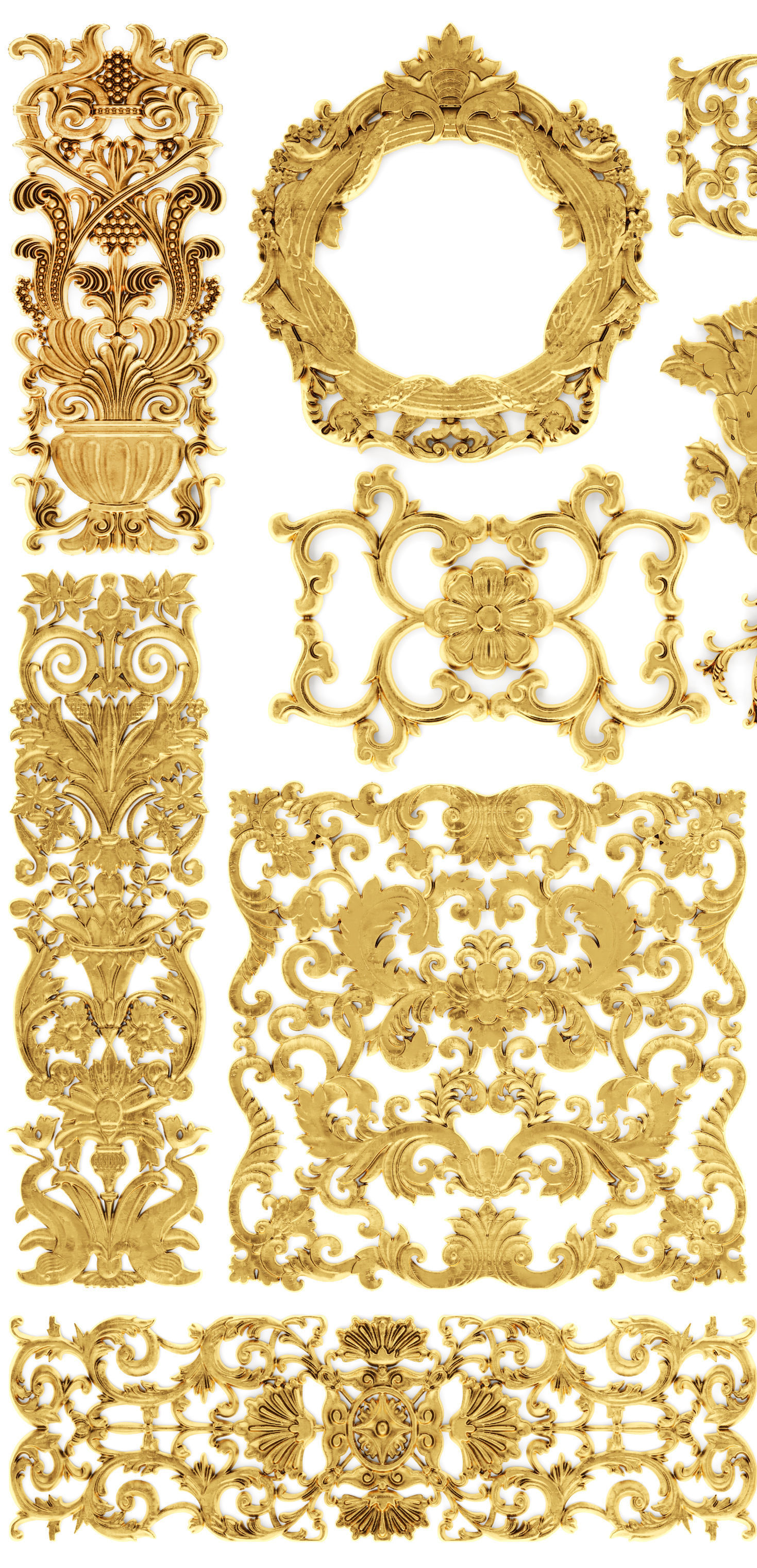 Cartouches SET 36 3D model_23