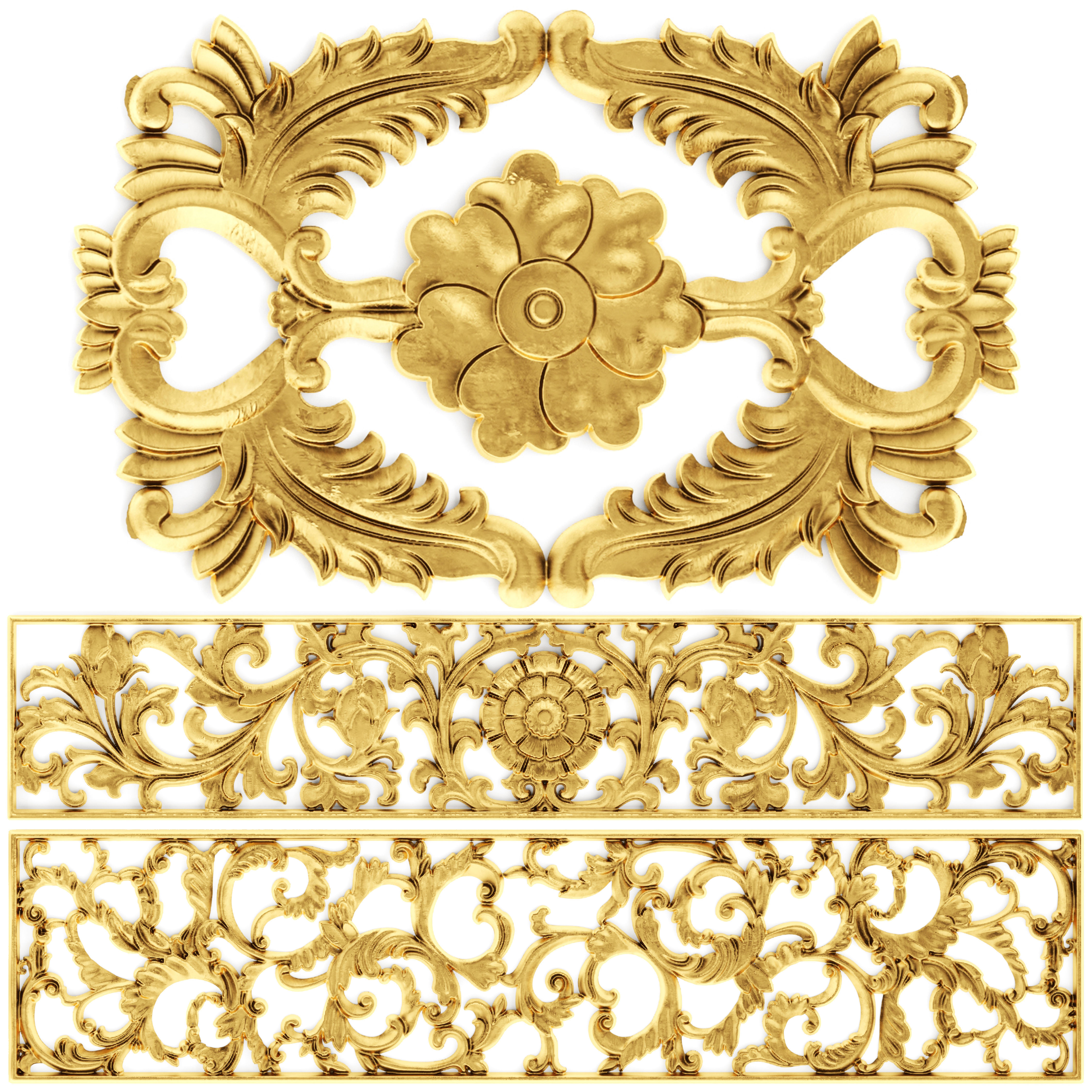 Cartouches SET 36 3D model_19