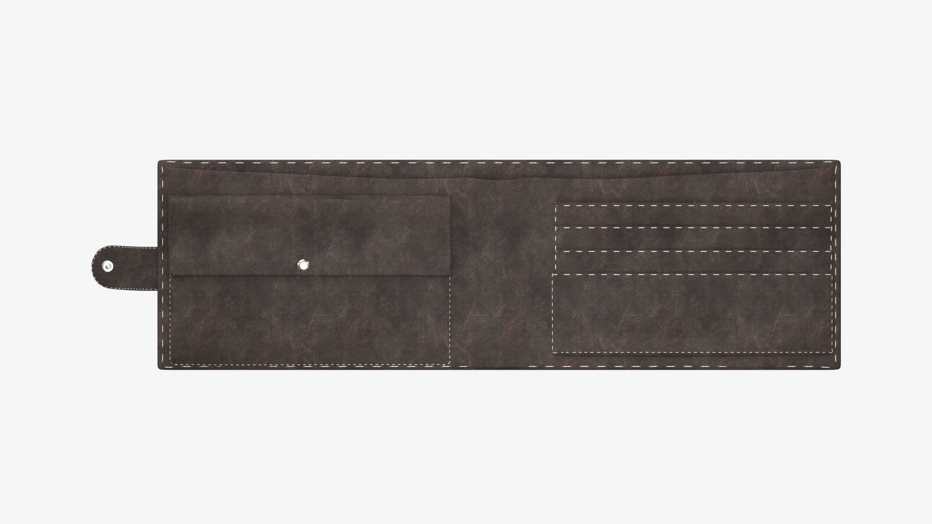 Leather wallet 3D model rigged | CGTrader