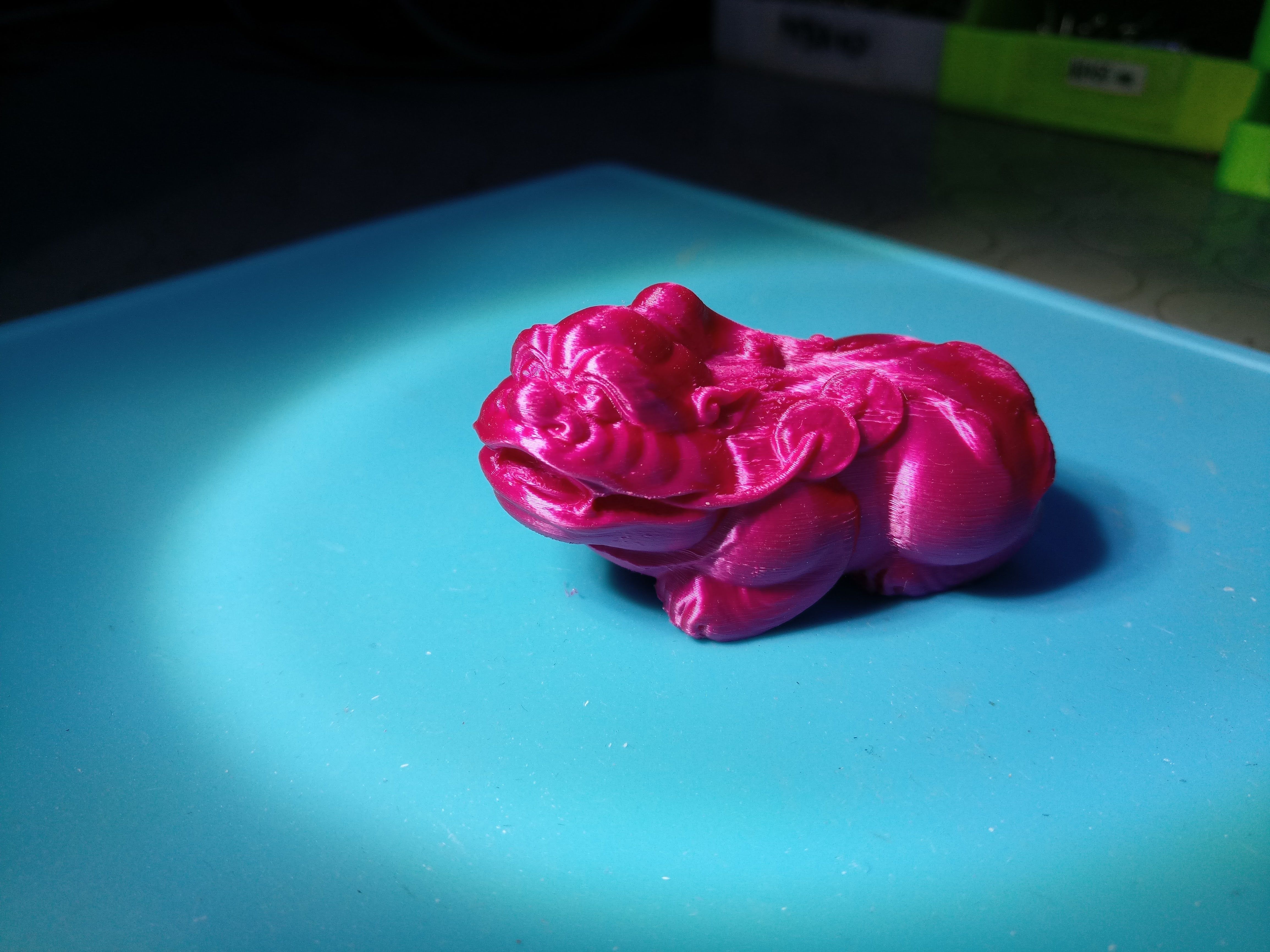 Statue litle drago chinese traditional art 3D print model_2