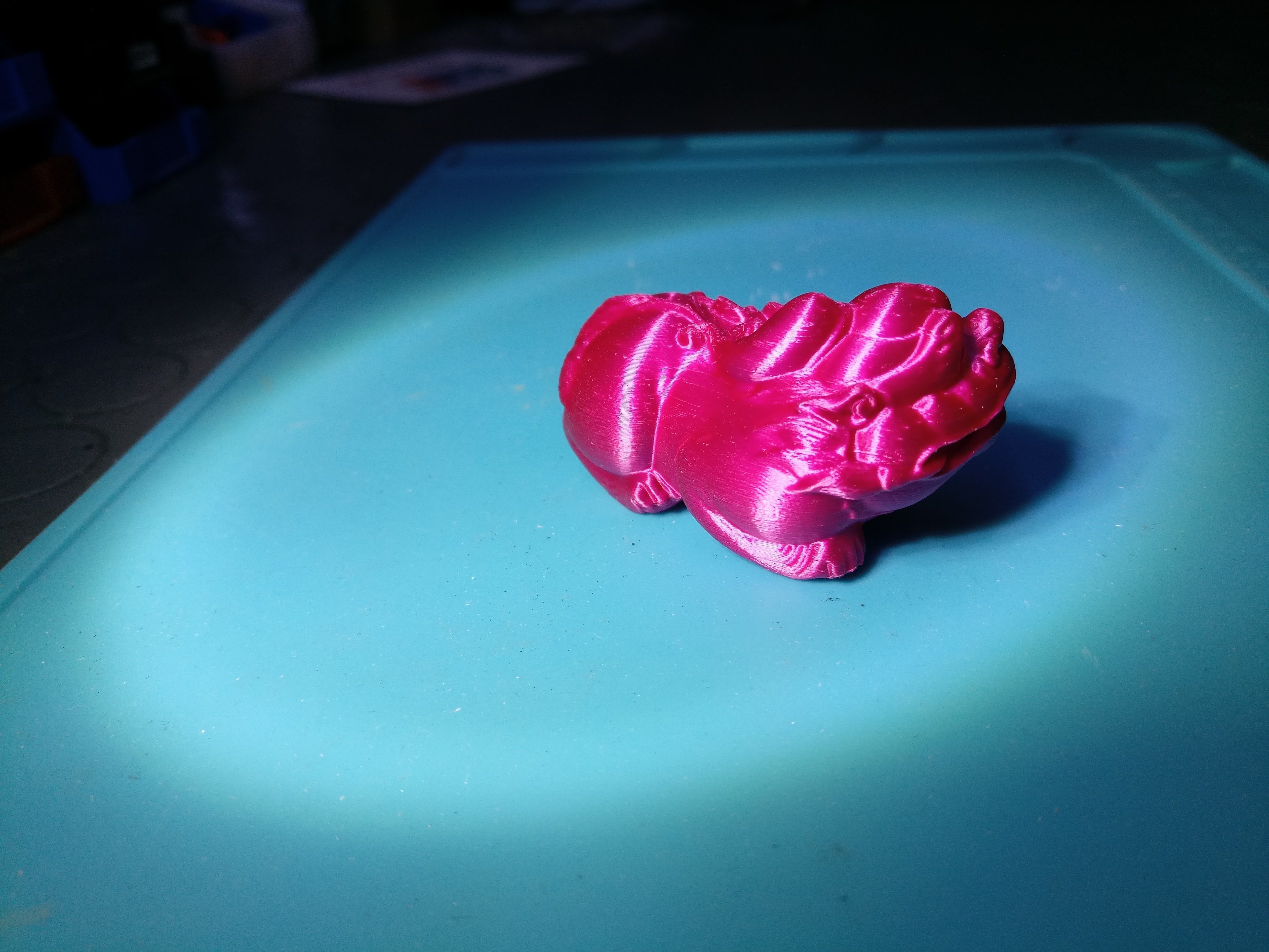 Statue litle drago chinese traditional art 3D print model_7