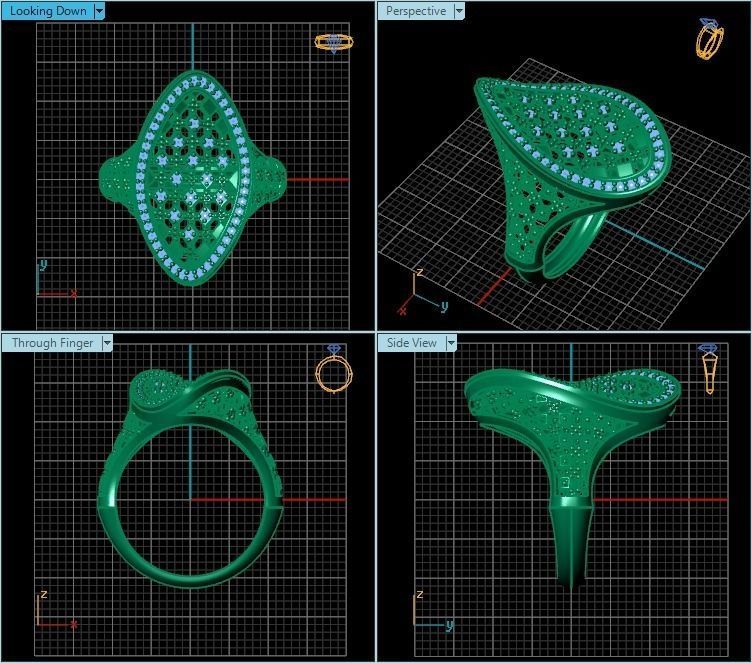Ring R0319 3D print model_2