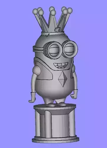 minion chess set 3D print model