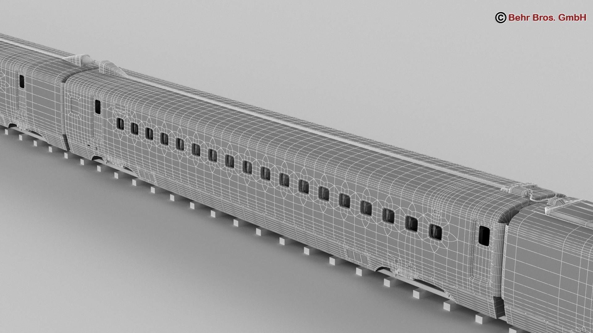 Shinkansen E7 3D model_28