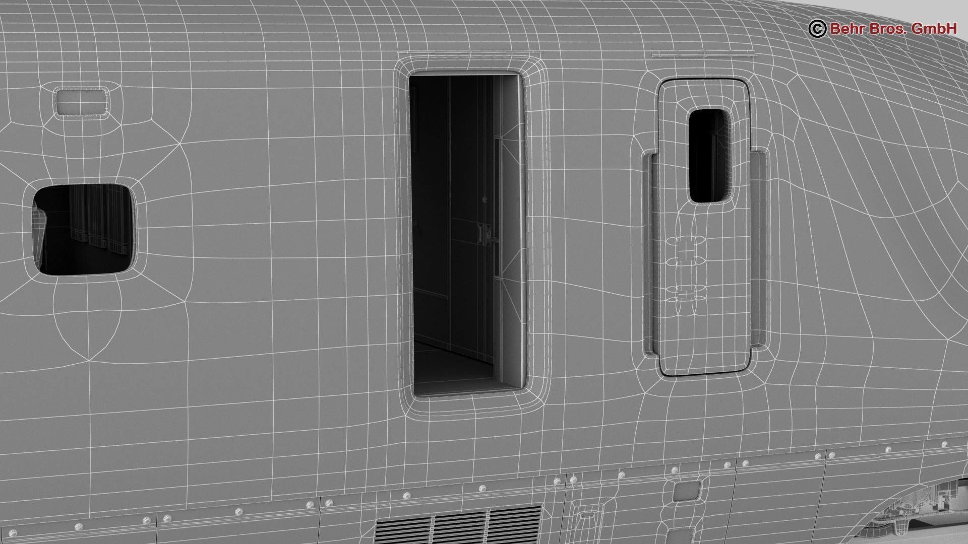 Shinkansen E7 3D model_31