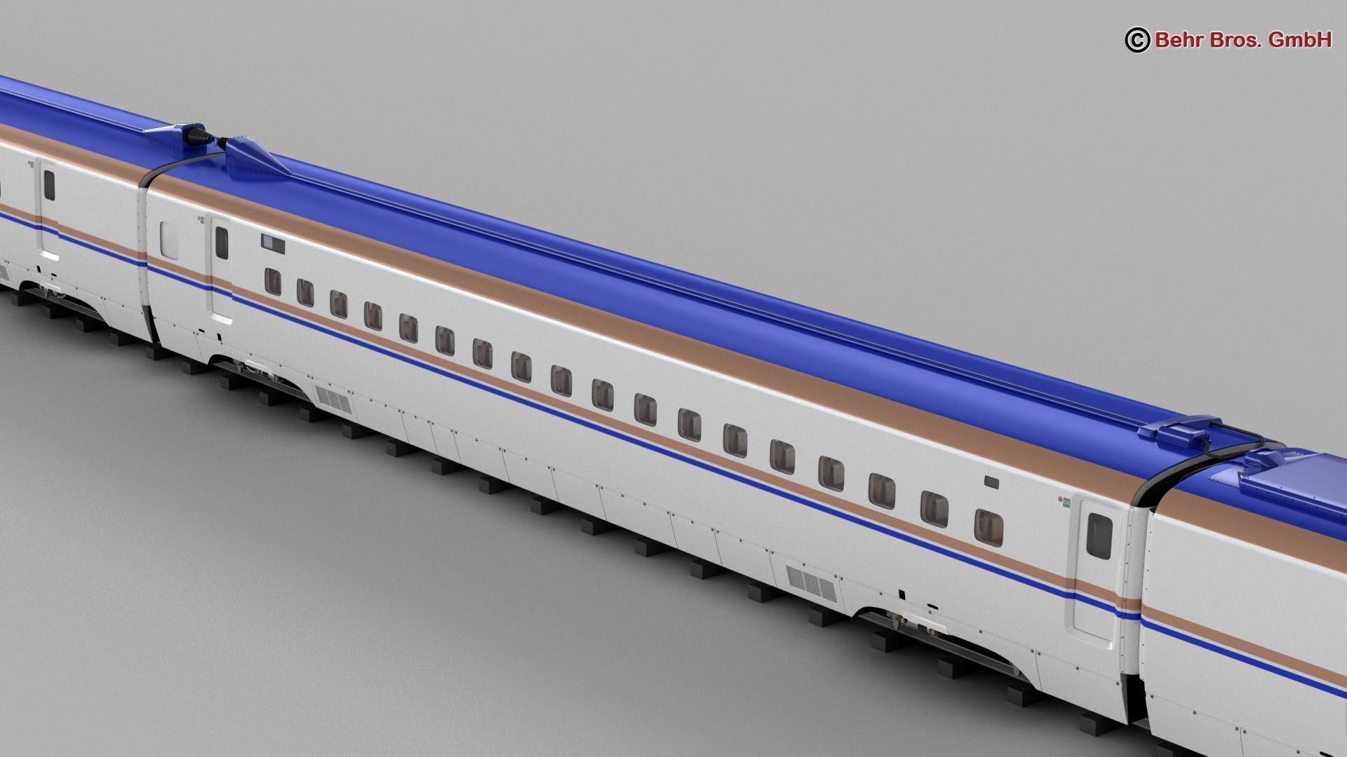 Shinkansen E7 3D model_6