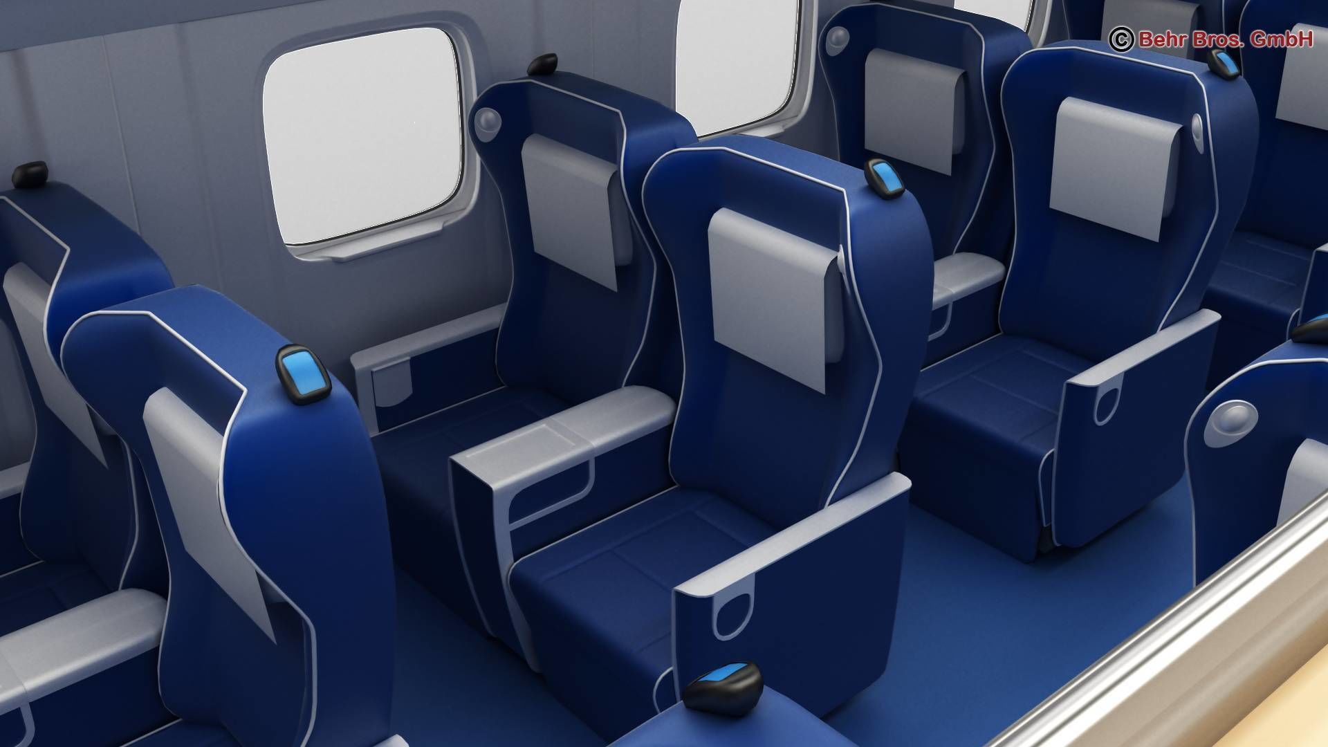 Shinkansen E7 3D model_16