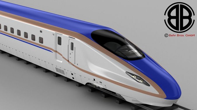 Shinkansen E7 3D model