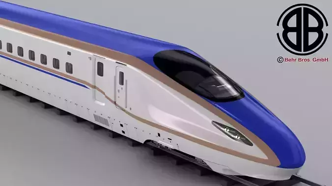 Shinkansen E7 3D model