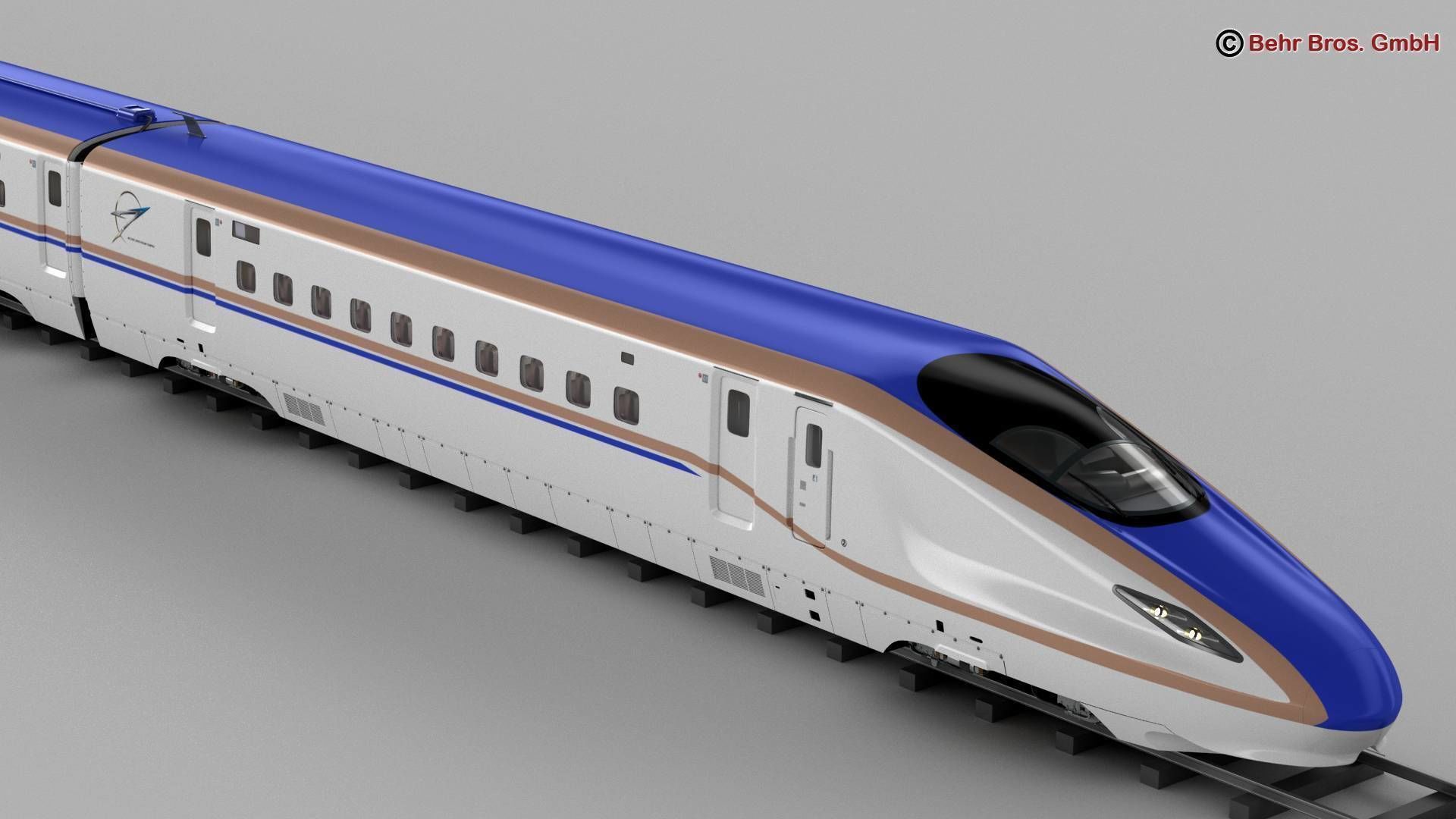 Shinkansen E7 3D model_4