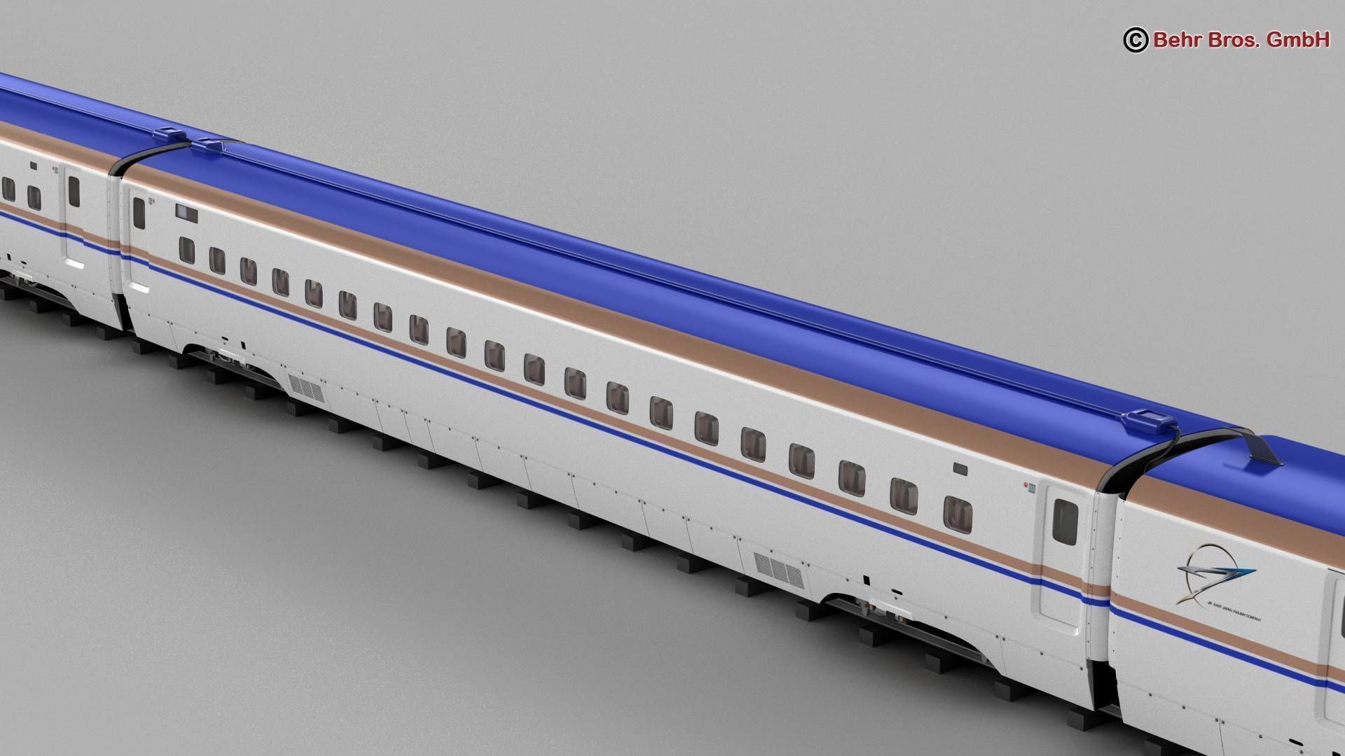 Shinkansen E7 3D model_5