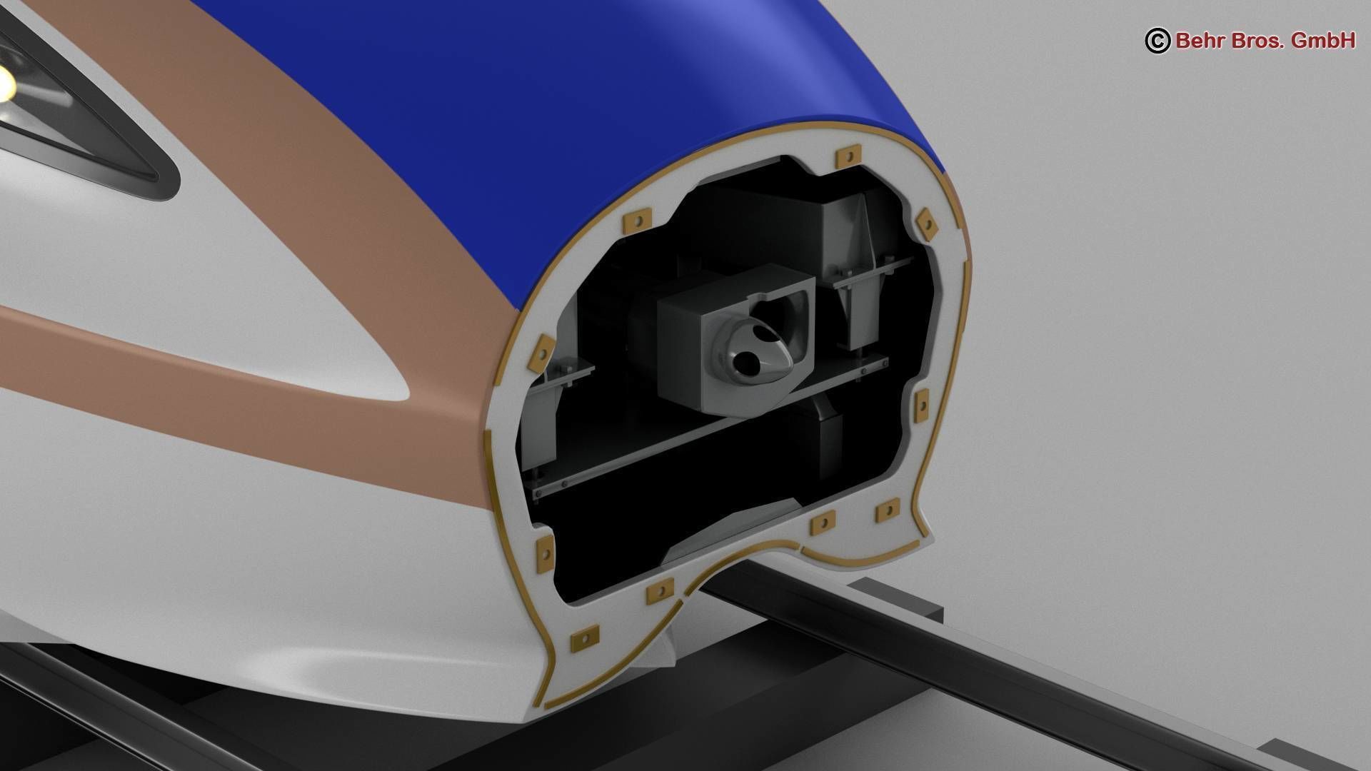 Shinkansen E7 3D model_11
