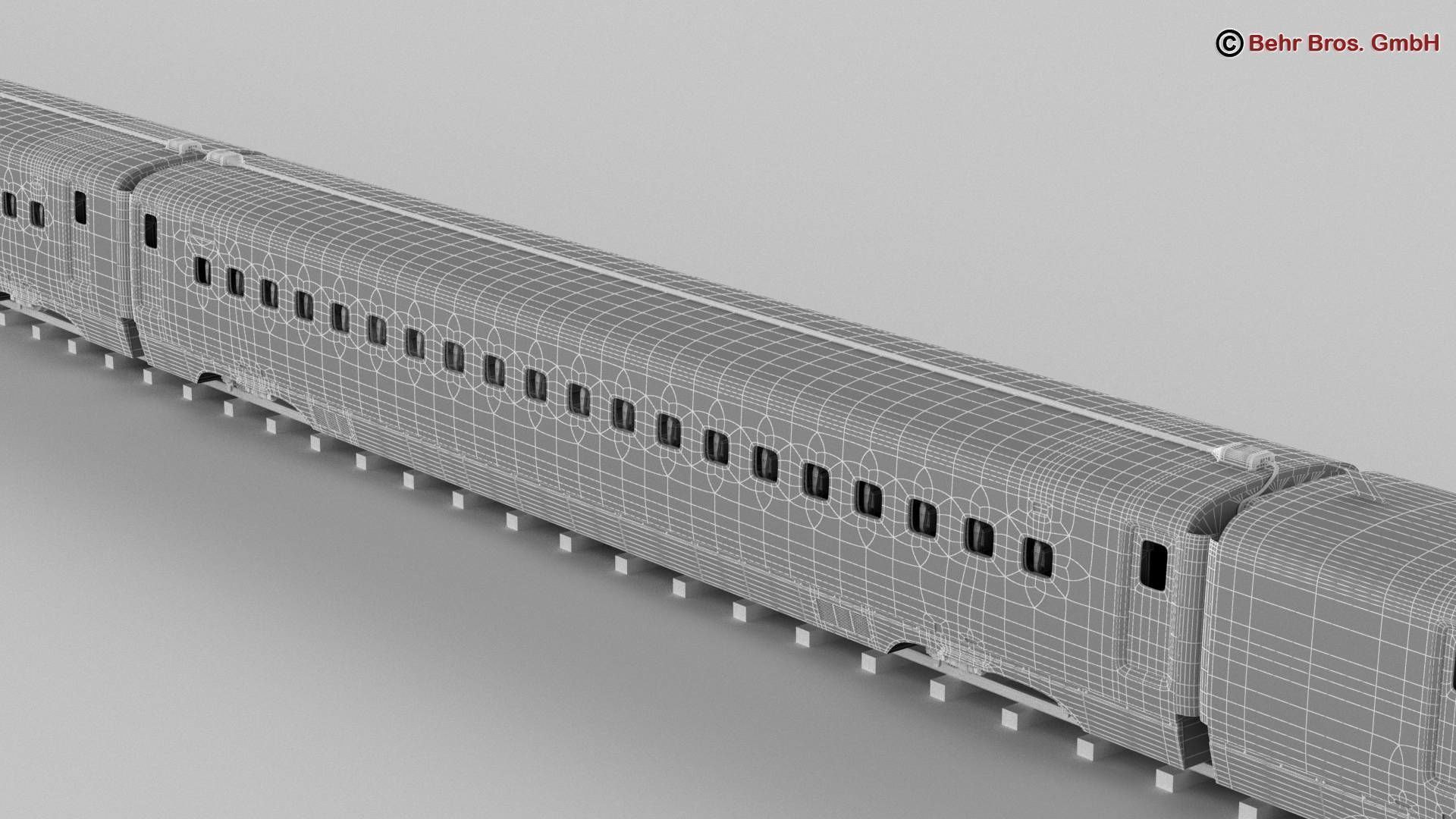 Shinkansen E7 3D model_26