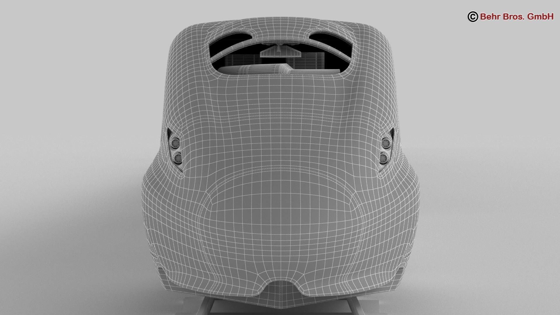 Shinkansen E7 3D model_22