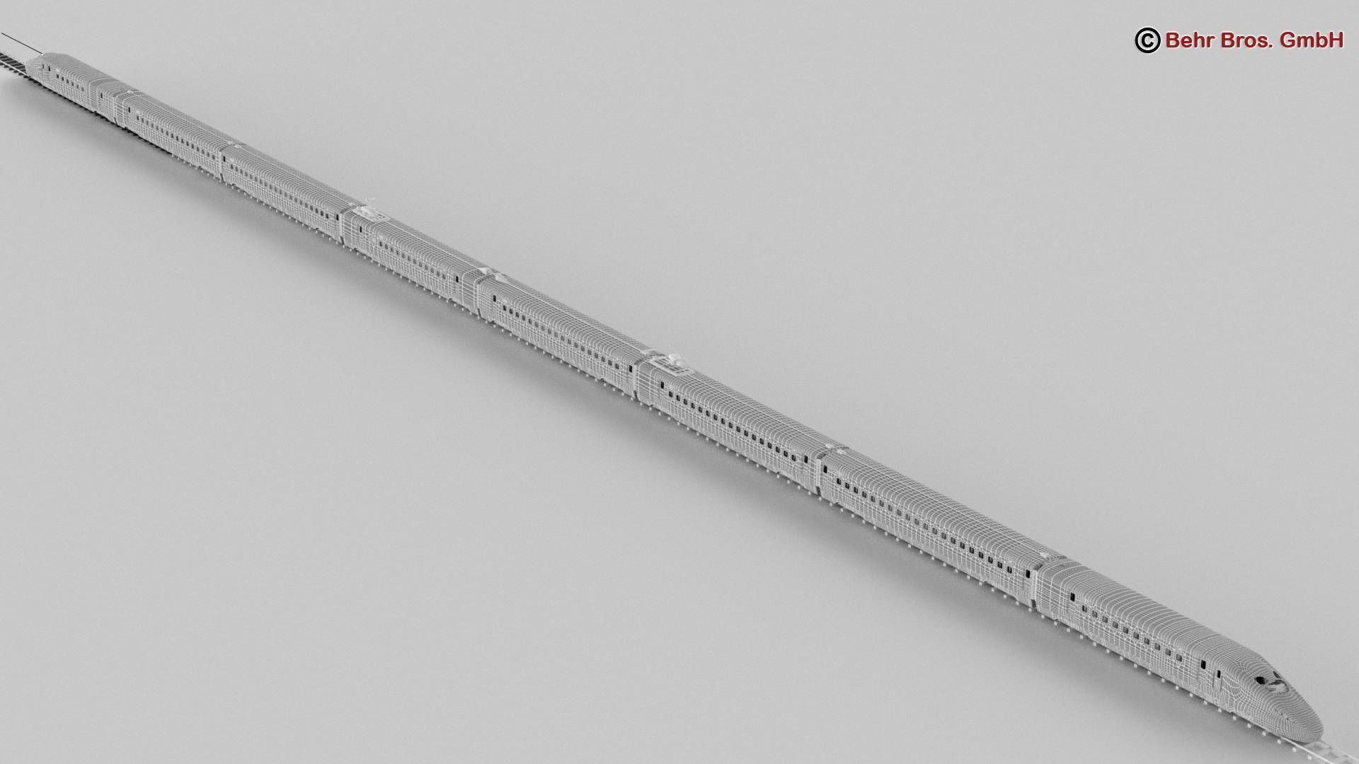 Shinkansen E7 3D model_30