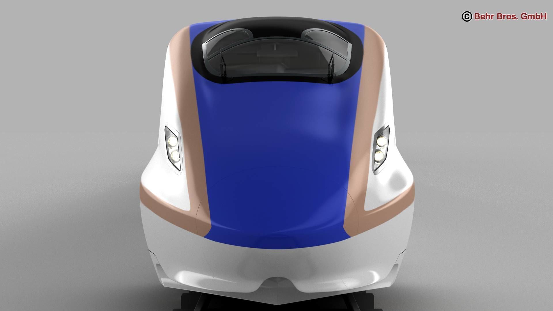 Shinkansen E7 3D model_1
