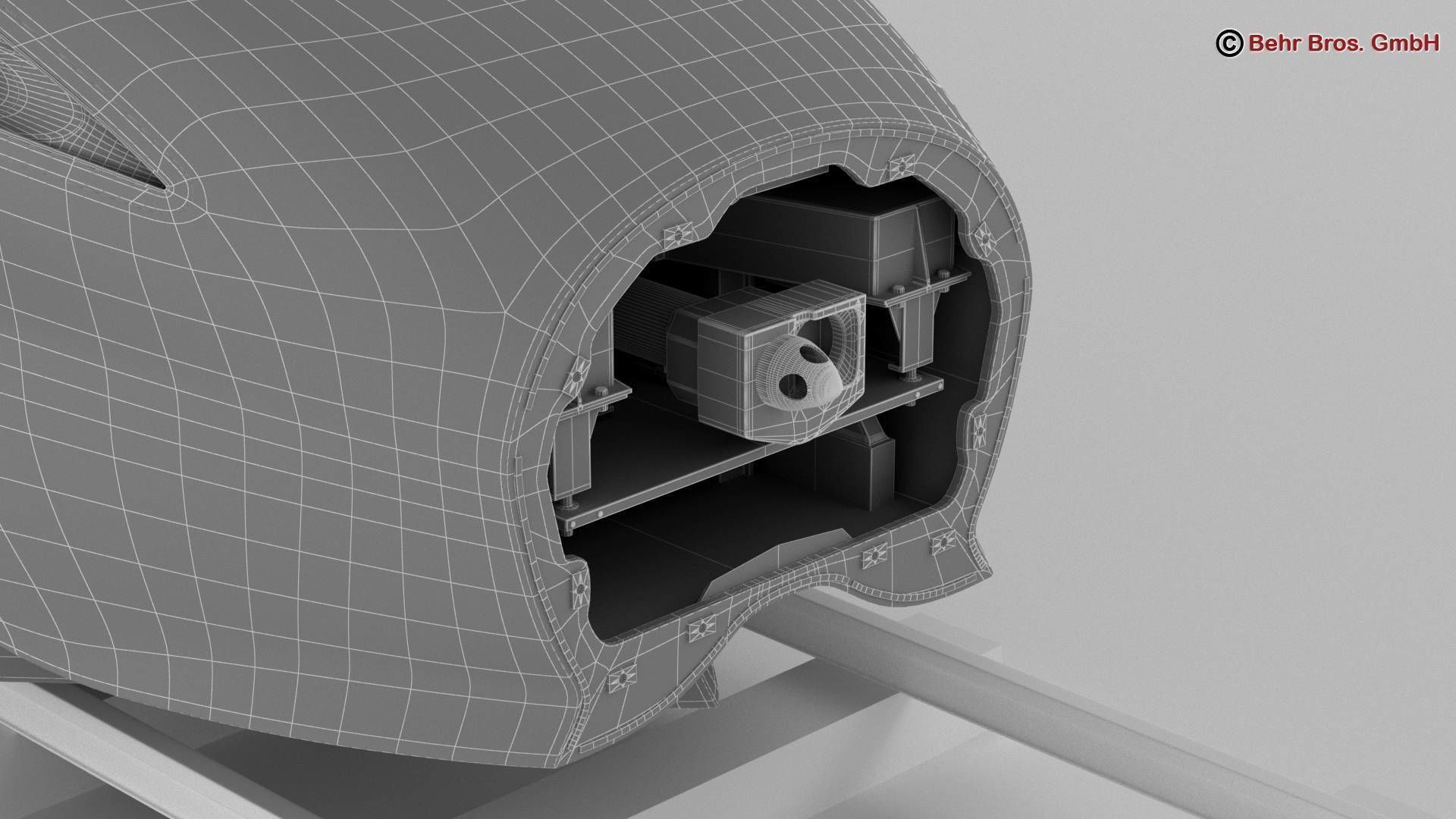 Shinkansen E7 3D model_32