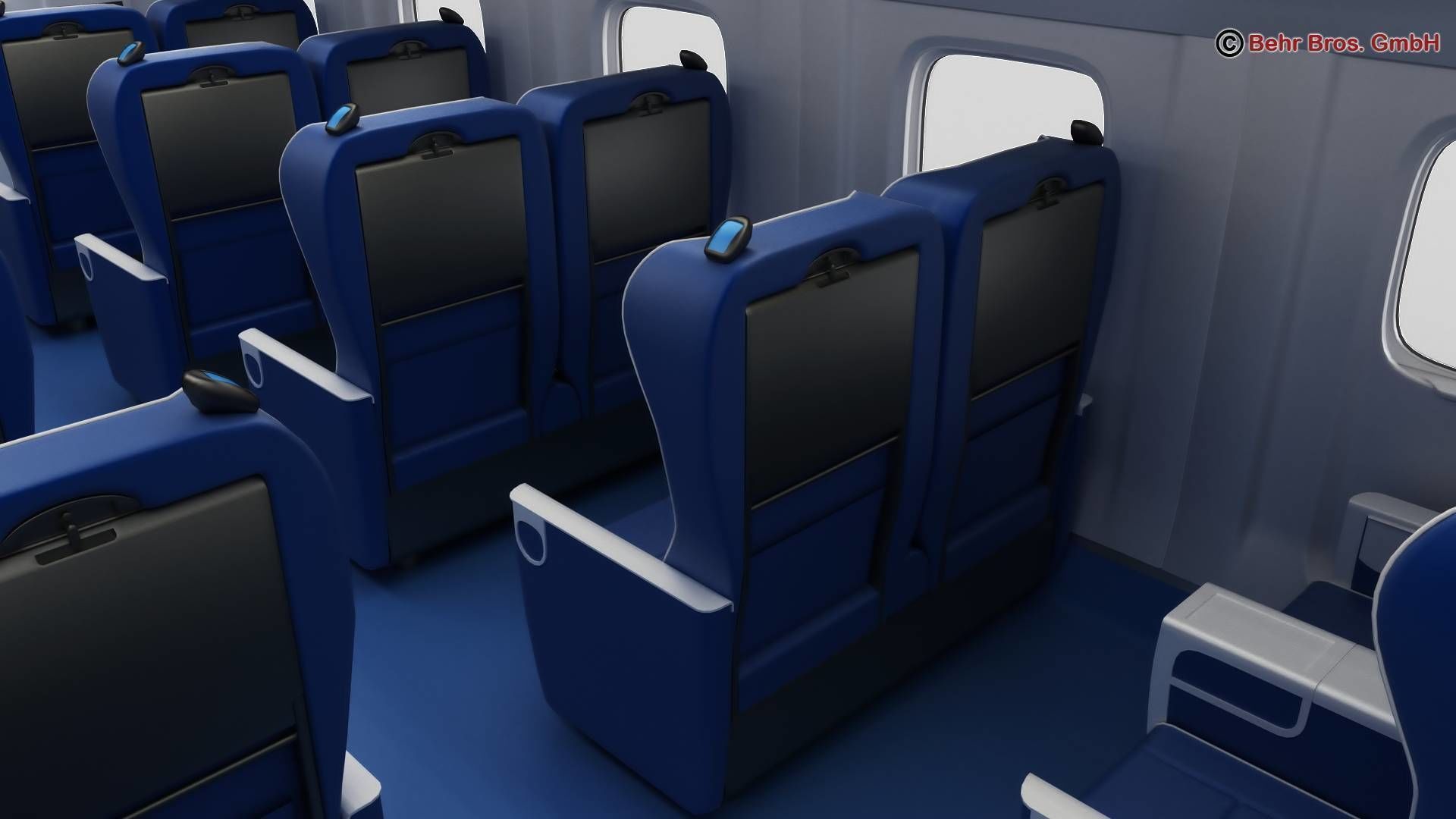 Shinkansen E7 3D model_17