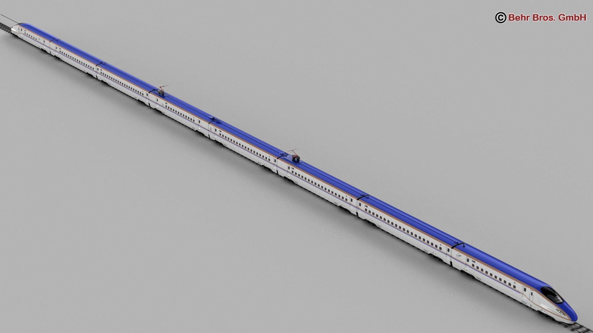 Shinkansen E7 3D model_9